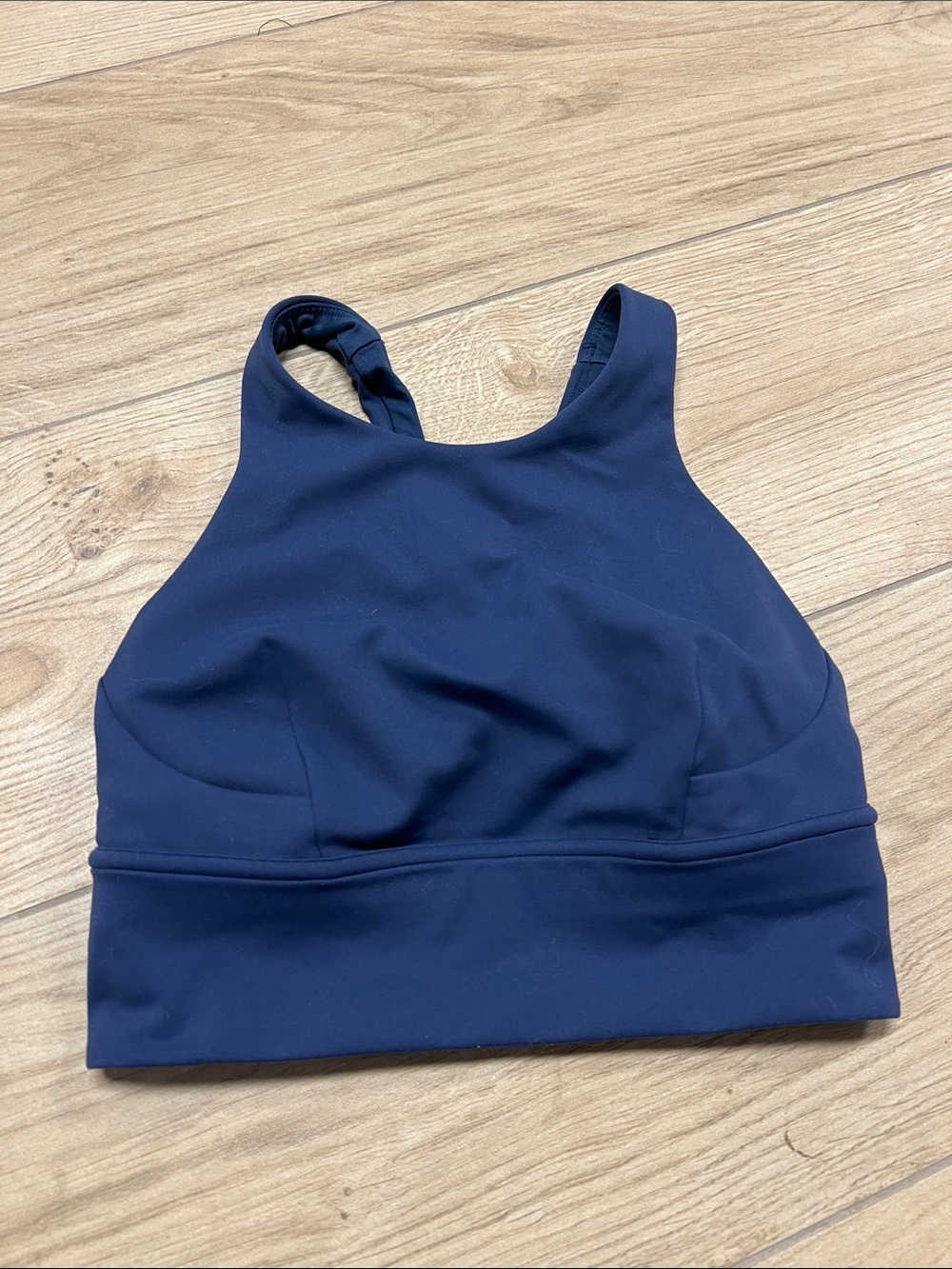 lululemon athletica High-Neck Sports Bra in Navy
